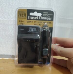 Premium Tech Travel Charger PT-11 For Sony FT1 FE1 FR1 BD1 FD1 GB1 FG1 Car Wall
